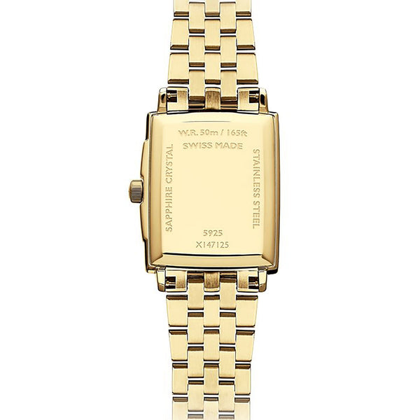 Raymond Weil Ladies Toccata 22mm Square Diamond Set Mother of Pearl Dial Watch