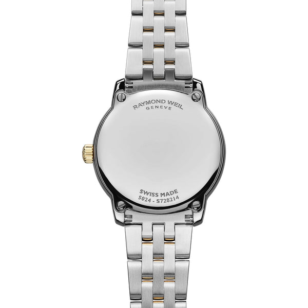 Raymond Weil Ladies Toccata Classic 24mm Diamond Set Mother of Pearl Two-Tone Watch