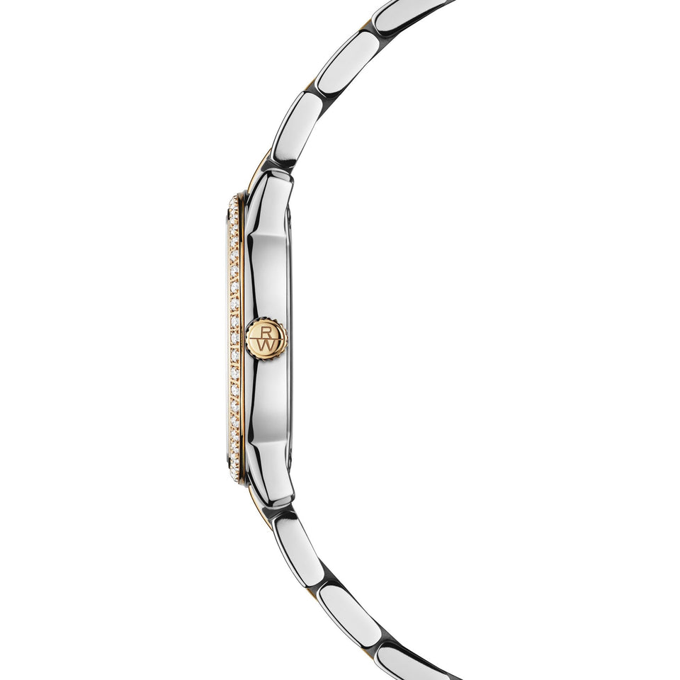 Raymond Weil Ladies Toccata Classic 24mm Diamond Set Mother of Pearl Two-Tone Watch