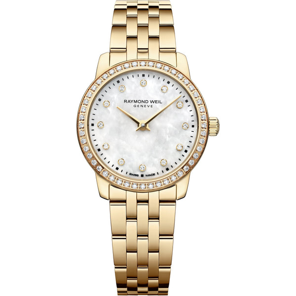 Raymond Weil Ladies Toccata Classic 24mm Diamond Set Mother of Pearl Watch