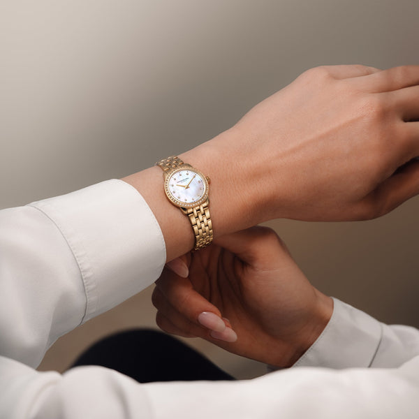 Raymond Weil Ladies Toccata Classic 24mm Diamond Set Mother of Pearl Watch