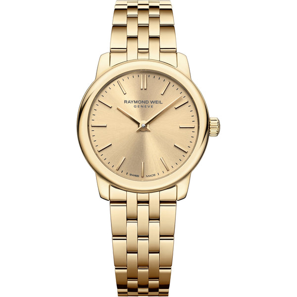 Raymond Weil Ladies Toccata Classic 24mm Gold Dial and Bracelet Watch