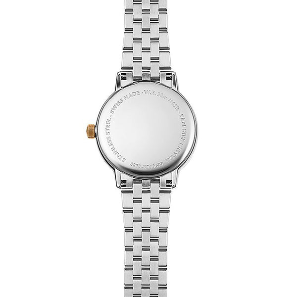Raymond Weil Ladies Toccata Classic 29mm Mother of Pearl Diamond Set Two-Tone Watch