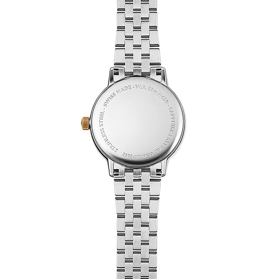 Raymond Weil Ladies Toccata Classic 29mm Mother of Pearl Diamond Set Two-Tone Watch