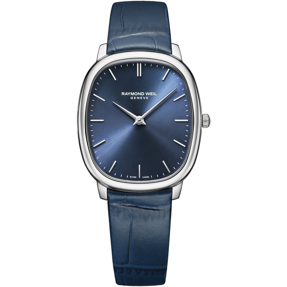 Raymond Weil Ladies Toccata Heritage 31mm Blue Dial and Strap Watch