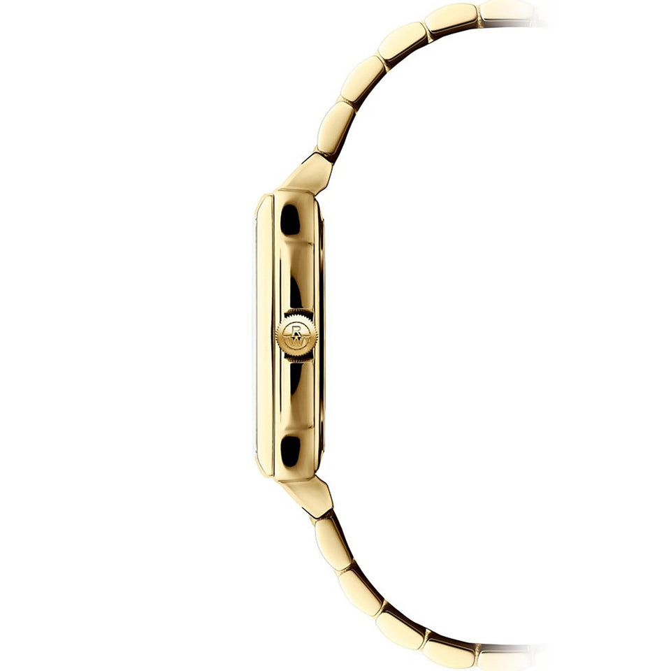 Raymond Weil Ladies Toccata Square Gold Tone 22mm Champagne Dial Watch