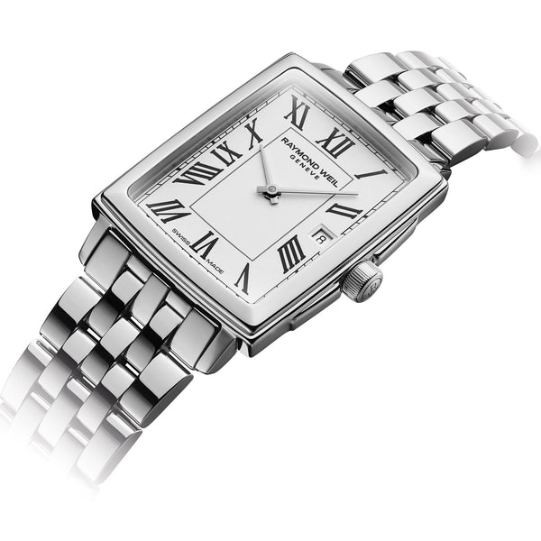 Raymond Weil Ladies Toccata Square White Dial 22mm Watch