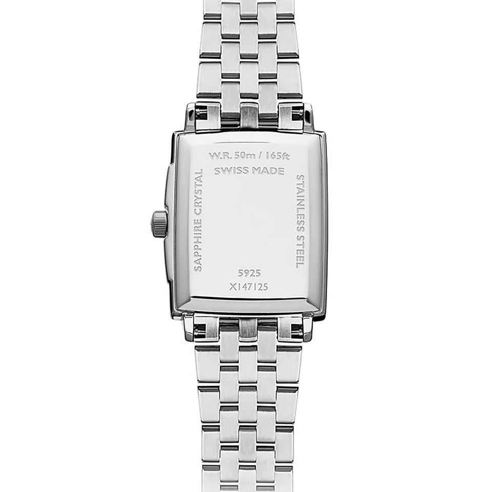 Raymond Weil Ladies Toccata Square White Dial 22mm Watch