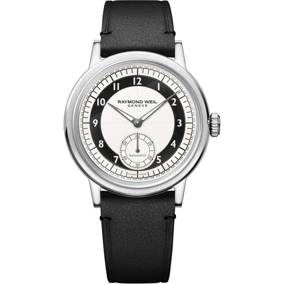 Raymond Weil Millesime Men's Small Seconds 39mm Art Deco Automatic Watch