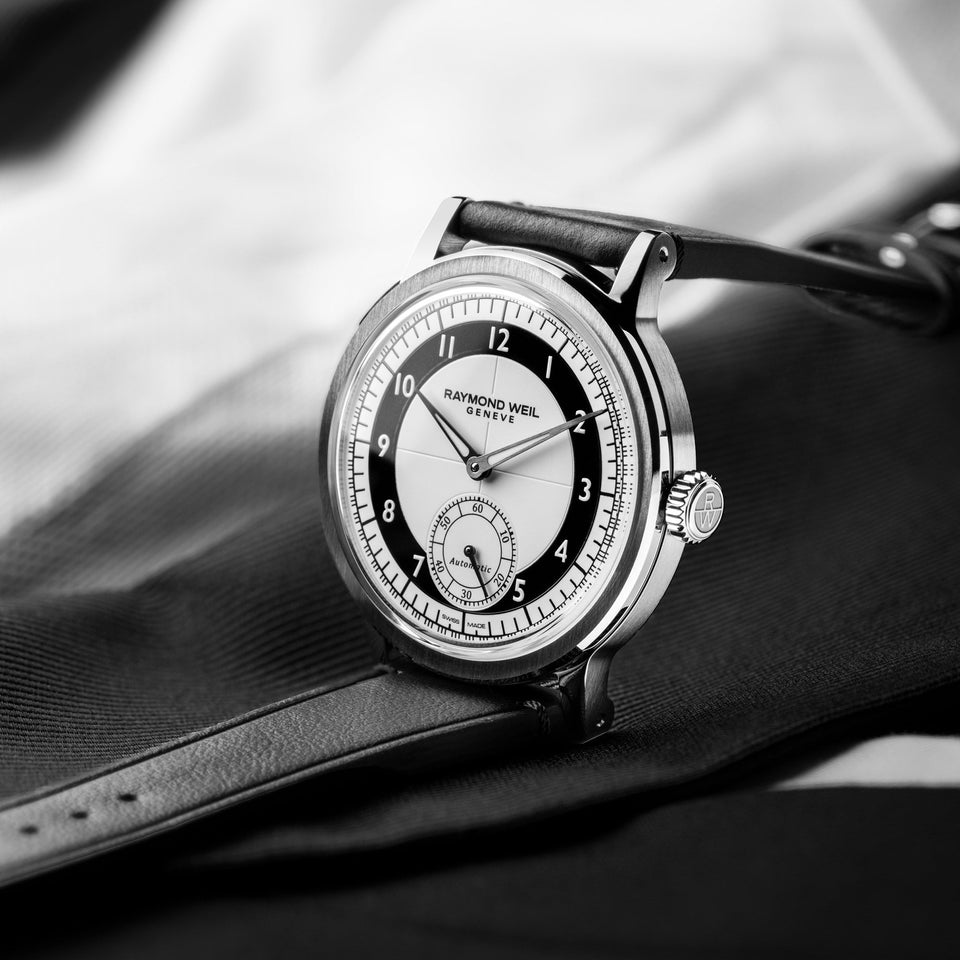 Raymond Weil Millesime Men's Small Seconds 39mm Art Deco Automatic Watch