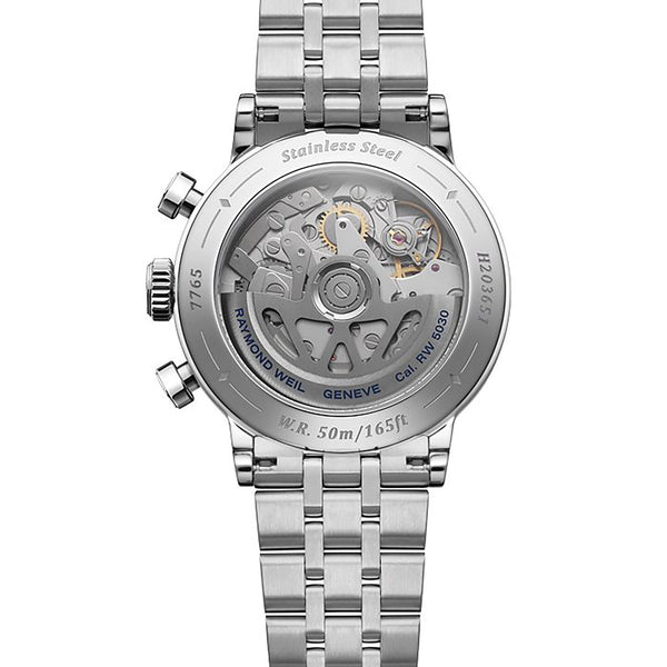 Raymond Weil Millesime Tri-Compax Chronograph Men's Blue Dial Automatic Watch