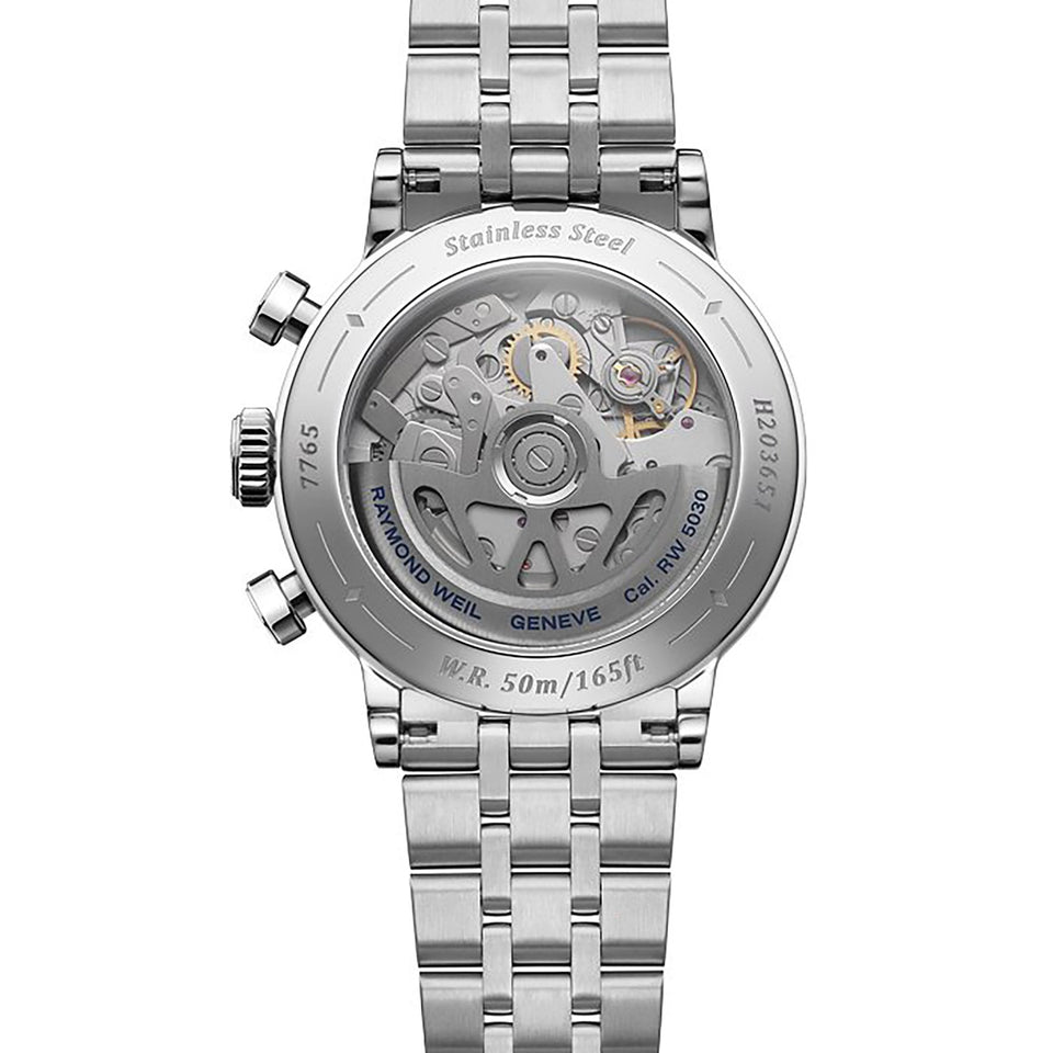 Raymond Weil Millesime Tri-Compax Chronograph Men's Blue Dial Automatic Watch