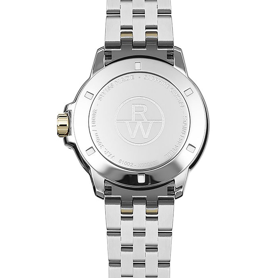 Raymond Weil Tango Men's 41mm White Dial Two-Tone Watch