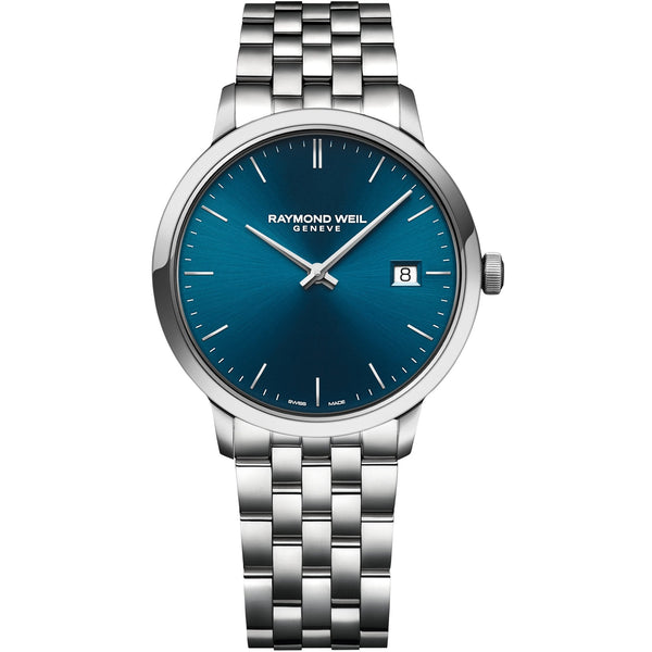 Raymond Weil Toccata Classic 40mm Blue Dial Men's Bracelet Watch
