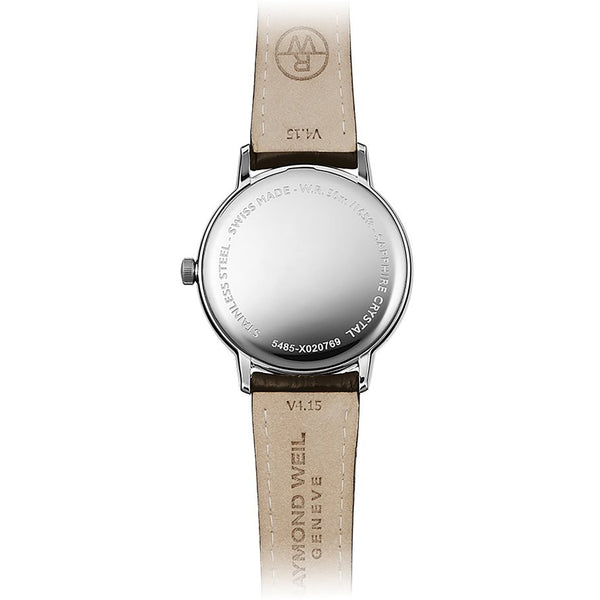 Raymond Weil Toccata Classic Men's 40mm Silver Dial Brown Strap Watch