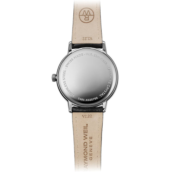 Raymond Weil Toccata Classic Men's 40mm White Dial Black Strap Watch