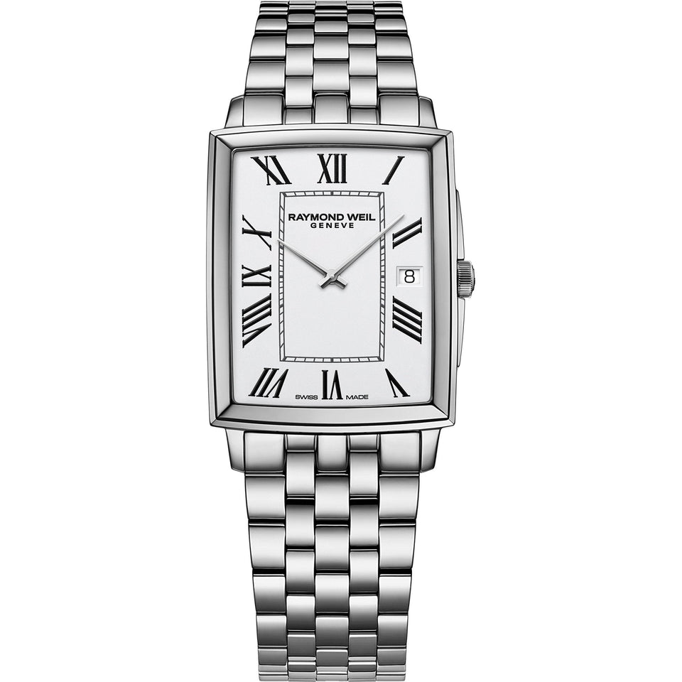 Raymond Weil Toccata Square White Dial  29mm Men's Watch