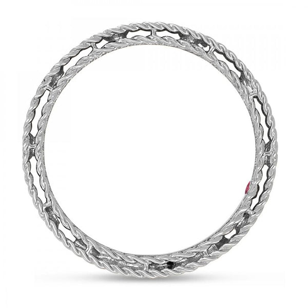 Roberto Coin Princess 18ct White Gold & Diamond Ring