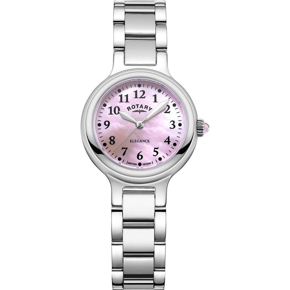 Rotary Ladies' Elegance Pink Mother Of Pearl Watch