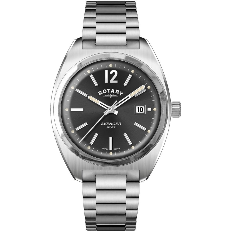 Rotary Men's Avenger Sport Black Dial Watch