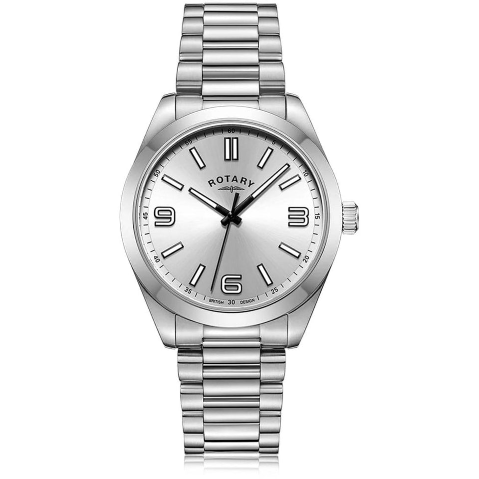 Rotary Men's Sport 40mm Silver Dial Watch