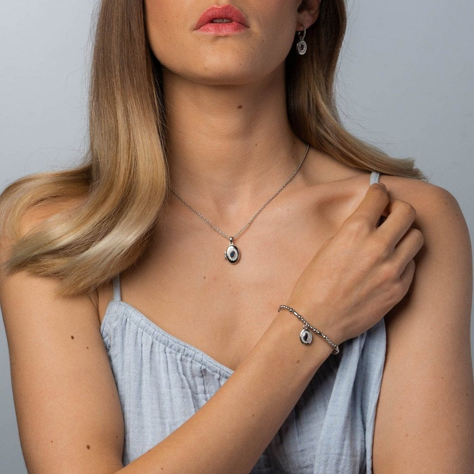 Clogau Royal Clogau Silver Diana Affinity Bracelet with Sapphire