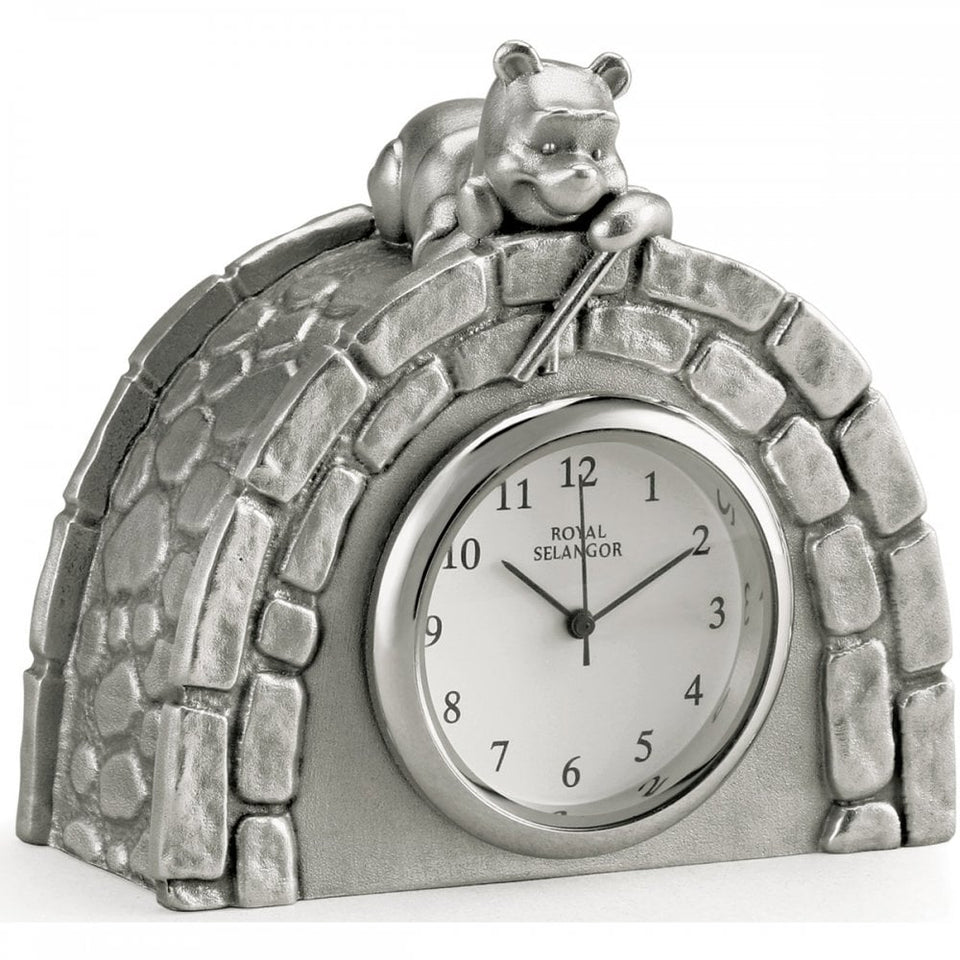 Royal Selangor Disney Winnie The Pooh Poohsticks Table Clock
