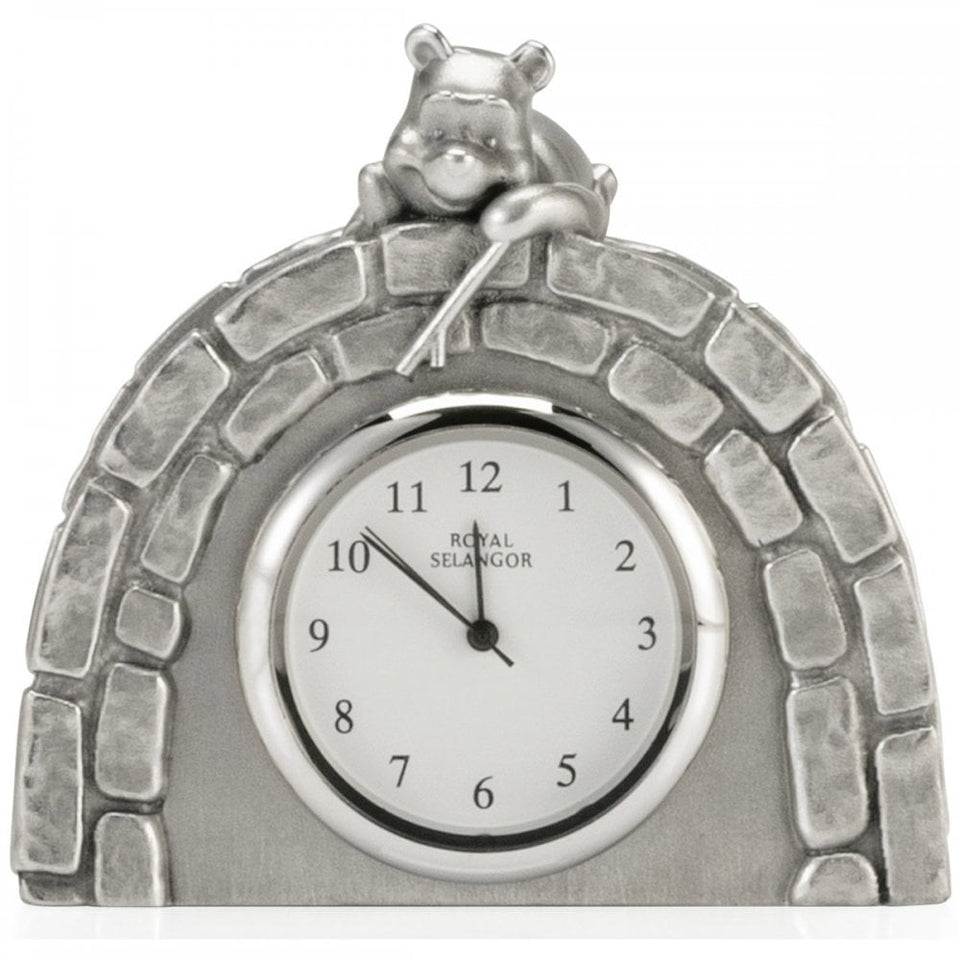 Royal Selangor Disney Winnie The Pooh Poohsticks Table Clock