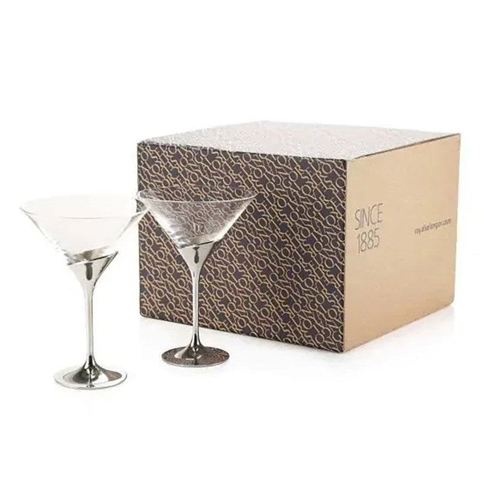 Royal Selangor Pair Of Domaine Martini Glasses 250ml