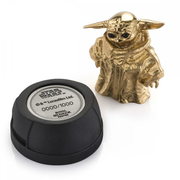 Royal Selangor Star Wars Limited Edition Gilt Grogu Figurine (XXXX/1000)