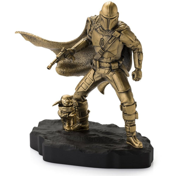 Royal Selangor Star Wars Limited Edition Gilt Mandalorian Figurine (XXX/300)
