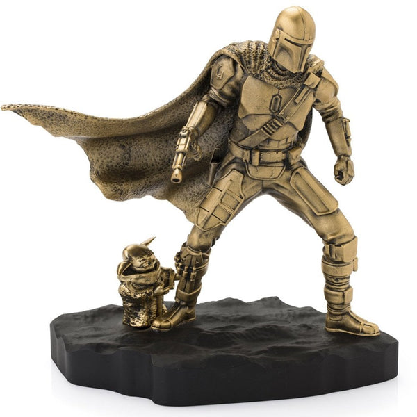 Royal Selangor Star Wars Limited Edition Gilt Mandalorian Figurine (XXX/300)