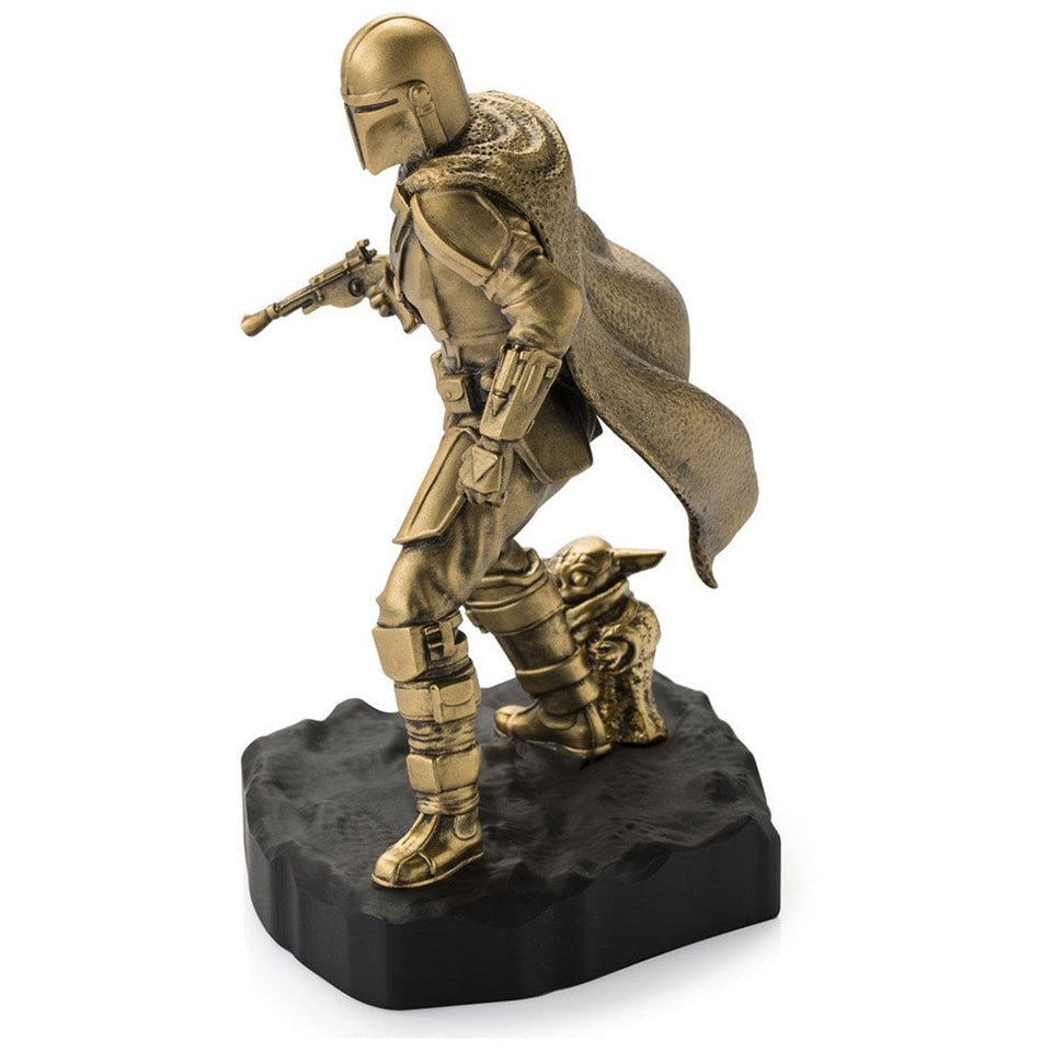 Royal Selangor Star Wars Limited Edition Gilt Mandalorian Figurine (XXX/300)