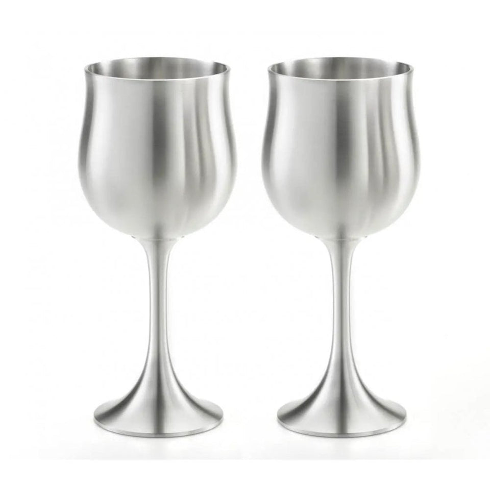 Royal Selangor Wine Goblets Wooden Gift Box