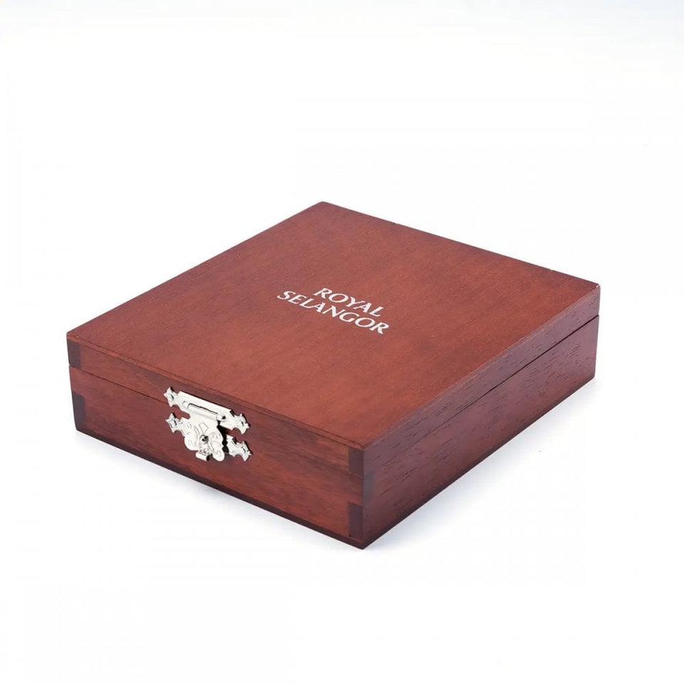 Royal Selangor Woodland Place Card Holder Set