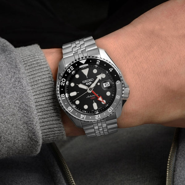 Seiko 5 Sports 'Black Grape' GMT SKX Re-interpretation 42.5mm Watch