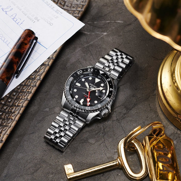 Seiko 5 Sports 'Black Grape' GMT SKX Re-interpretation 42.5mm Watch