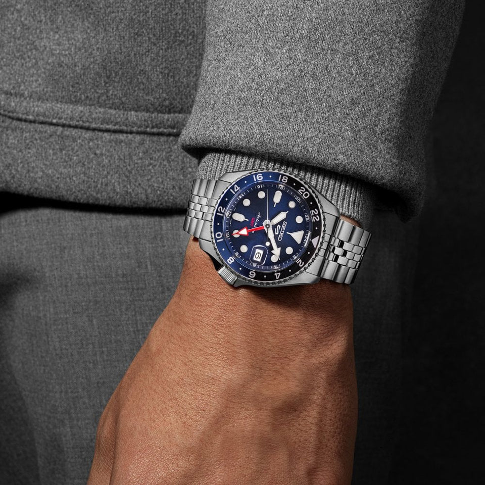 Seiko 5 Sports 'Blueberry' GMT SKX Re-interpretation 42.5mm Watch