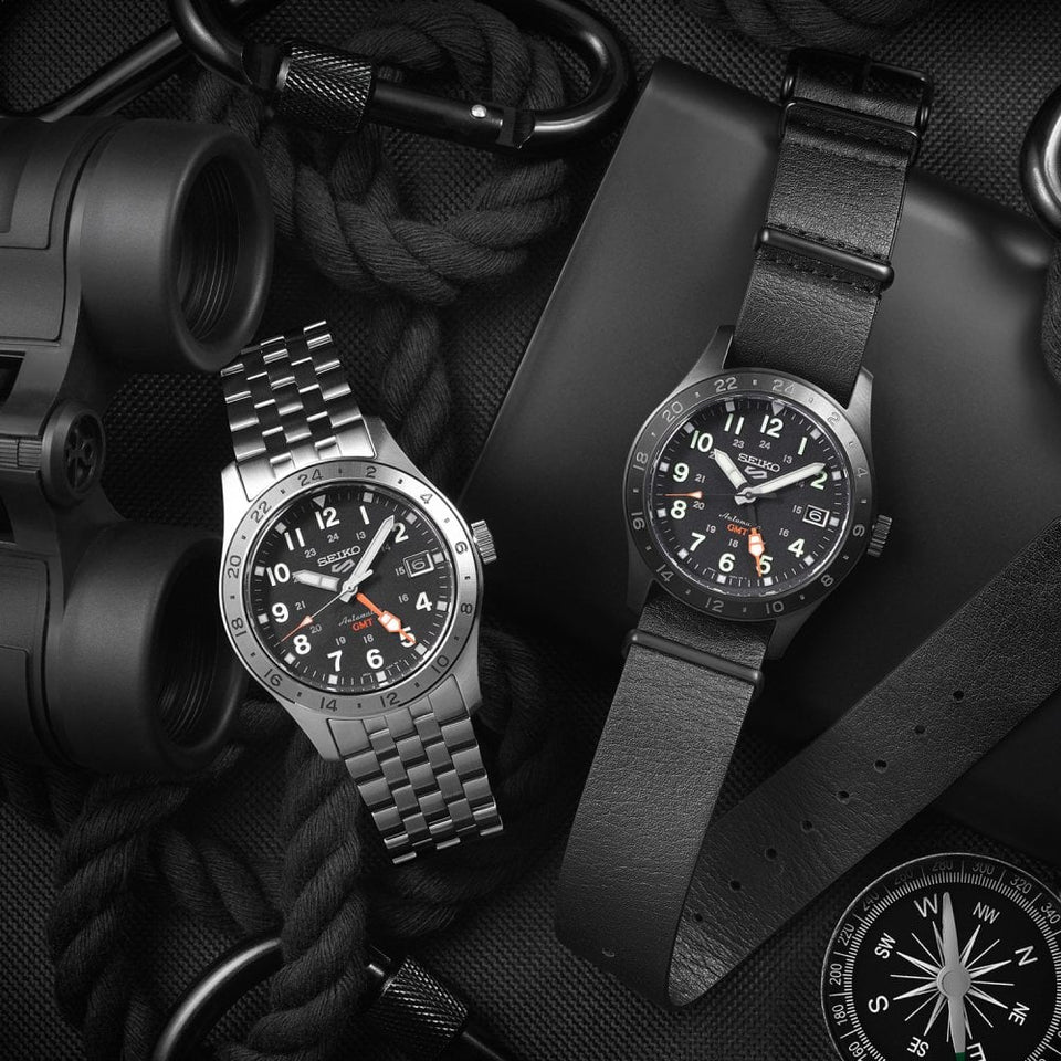 Seiko 5 Sports Field ‘Deception’ Mechanical GMT Watch