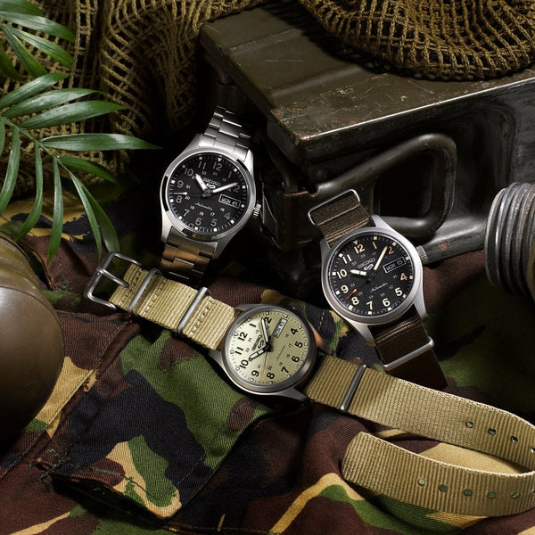 Seiko 5 Sports Gents “Desert Kit” Midfield Sports Style Watch