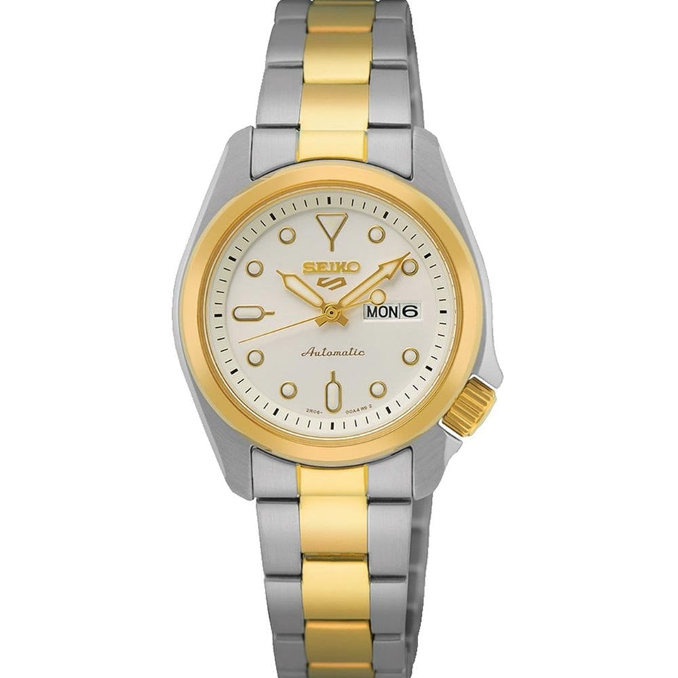 Seiko 5 Sports Ladies 'Compact' Two Tone Automatic Bracelet Watch