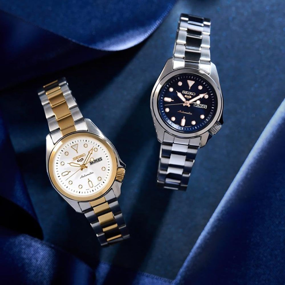 Seiko 5 Sports Ladies 'Compact' Two Tone Automatic Bracelet Watch