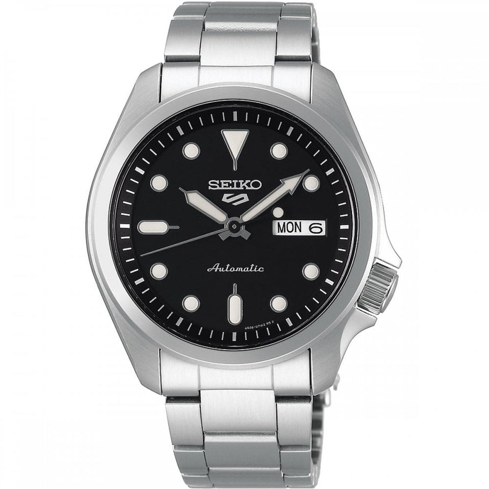 Seiko 5 Sports Men's Automatic Watch | Black Dial