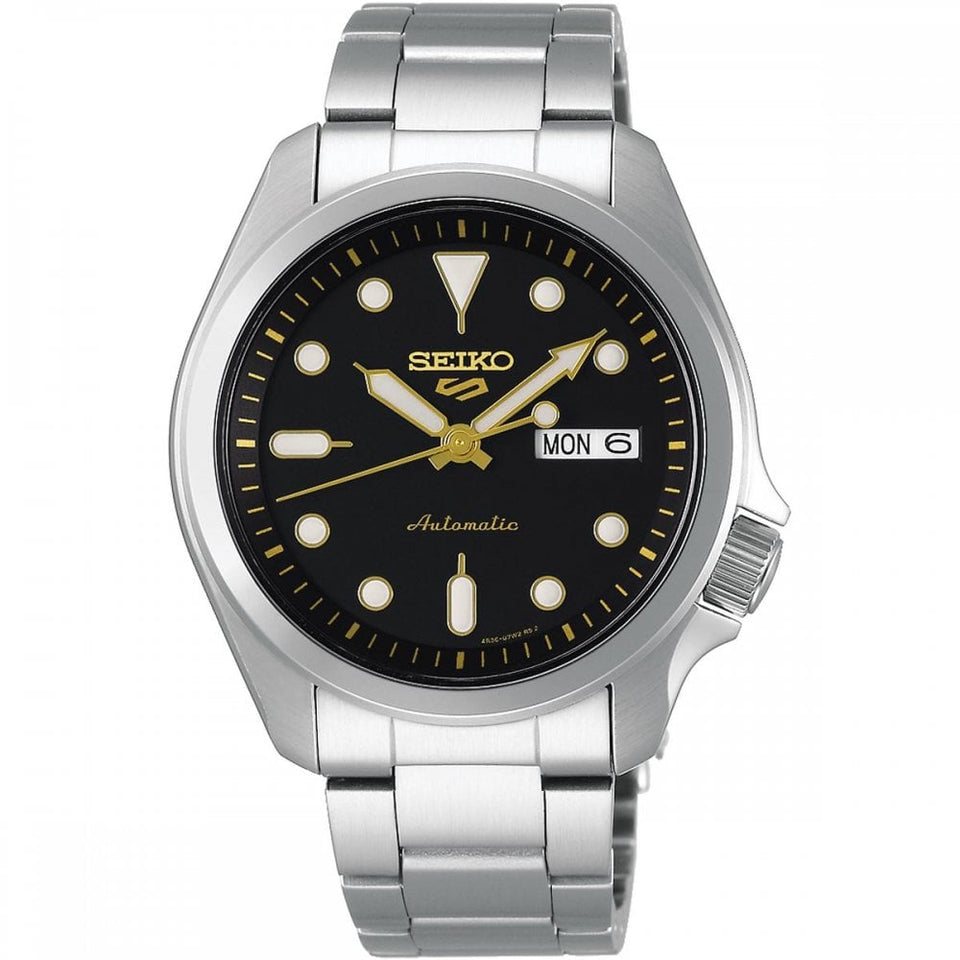 Seiko 5 Sports Men's Automatic Watch | Black Dial