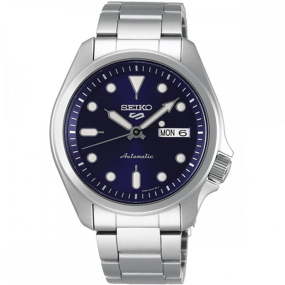 Seiko 5 Sports Men's Automatic Blue Dial Bracelet Watch