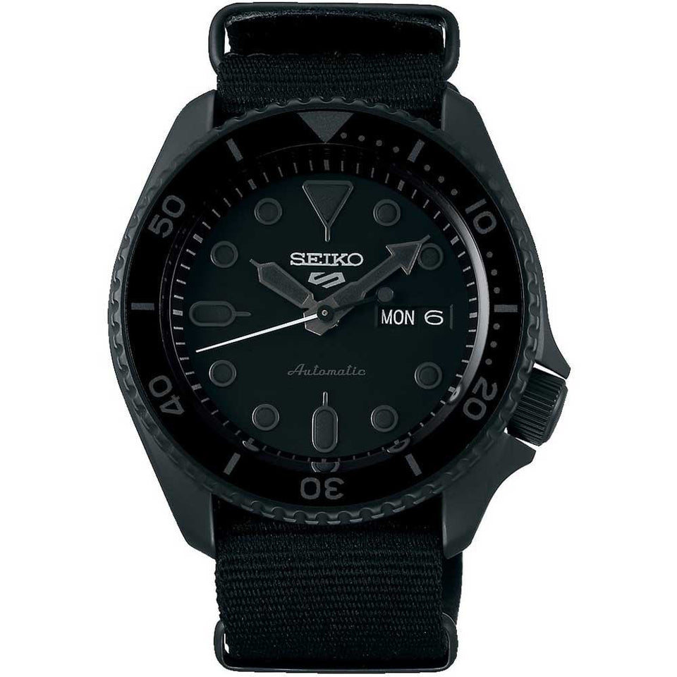 Seiko 5 Sports Men's 'Blackout' Automatic Watch