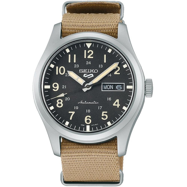 Seiko 5 Sports Men's Field Automatic Watch | Brown NATO
