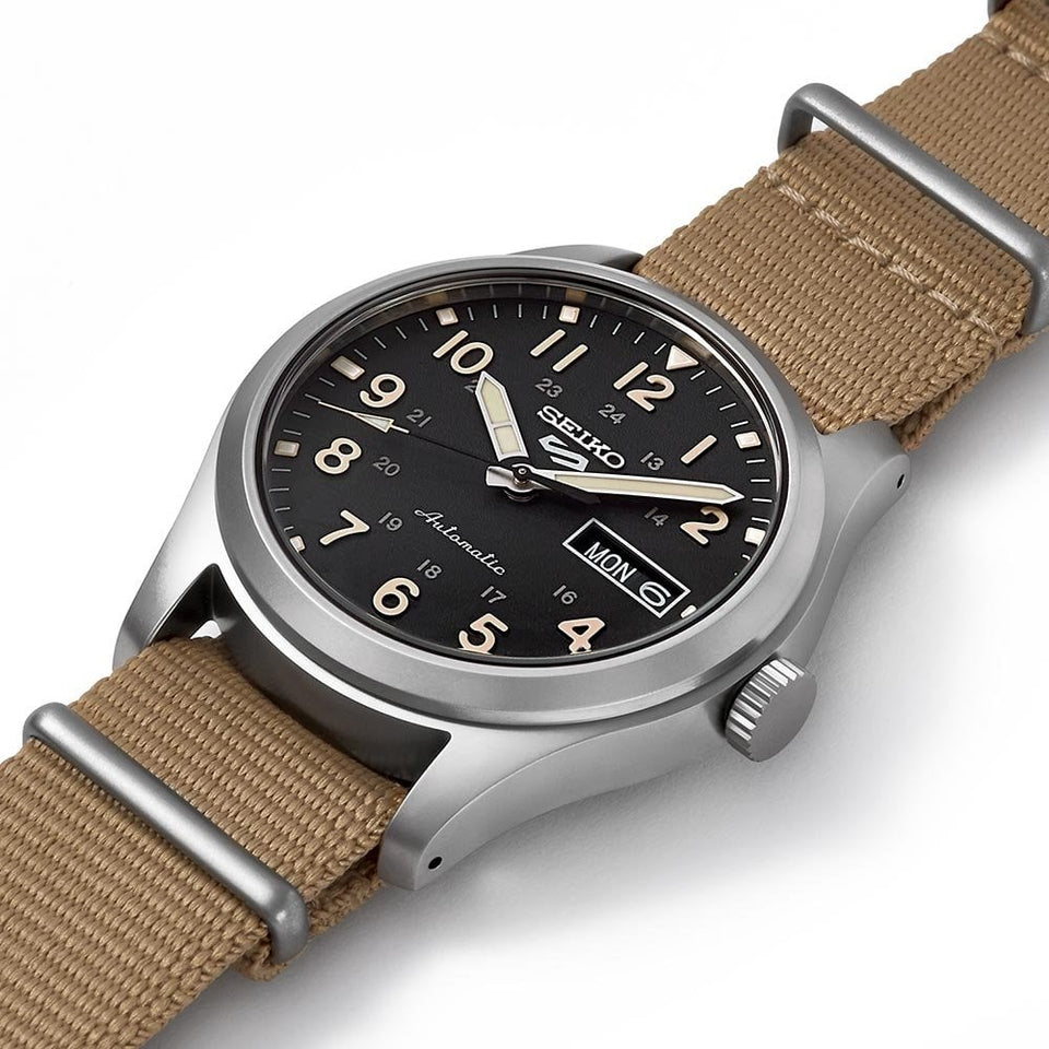 Seiko 5 Sports Men's Field Automatic Watch | Brown NATO