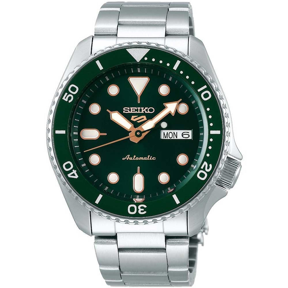 Seiko 5 Sports Men's Green Dial Automatic Watch