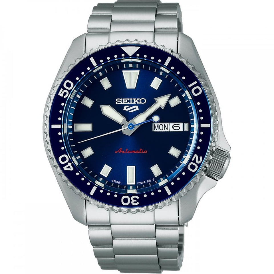 Seiko 5 Sports Men's Redux SKX Koniro Blue Dial Automatic Watch